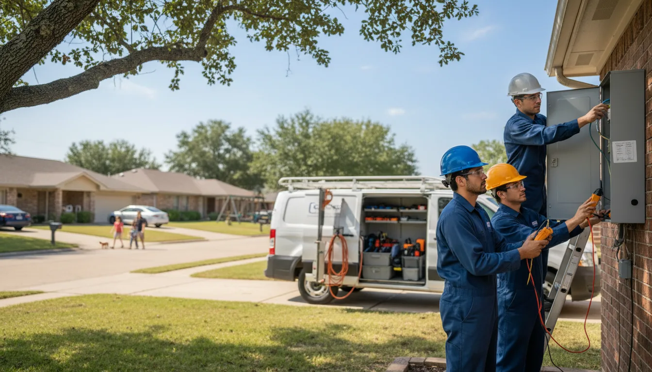 Certified electrician providing emergency electrical services in Joint Base Mdl, NJ